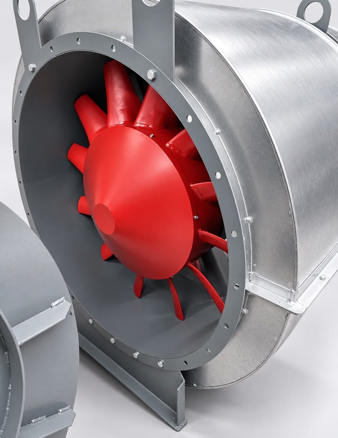 Heriks axial fan in an insulated housing
